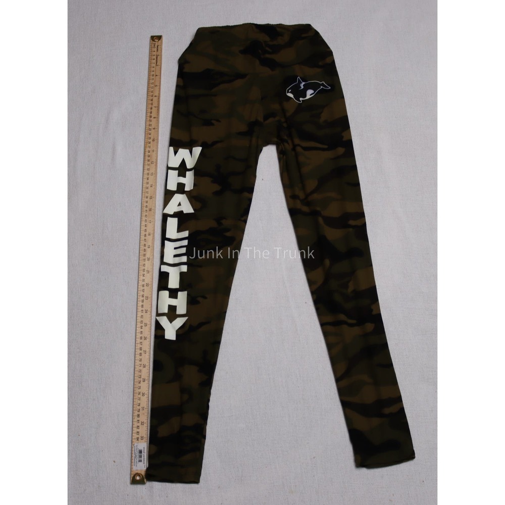 Girls Camo Stretch Pants, one size fits most